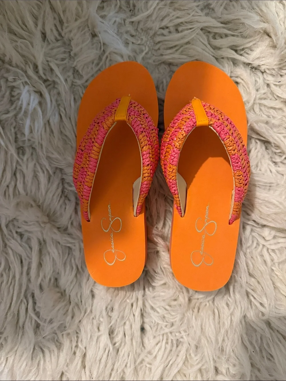 Jessica Simpson Platform Flip Flops